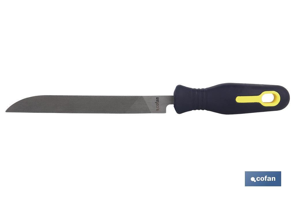 LIMA CUCHILLO ENTREFINA DOBLE PICADO 150 MM