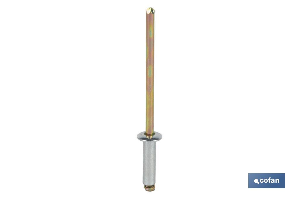 REMACHE ACERO  4 X 30 MM (PACK: 500 UDS)