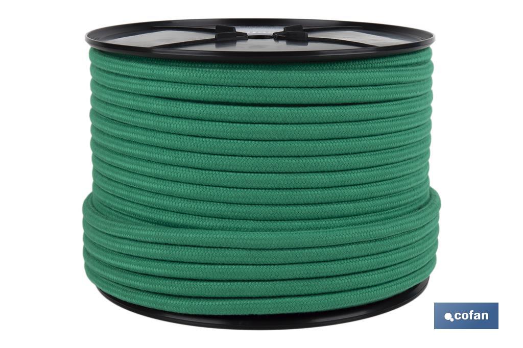 CARRETE ESCOTA NÁUTICA 8 MM 200 M VERDE (PACK: 1 UDS)