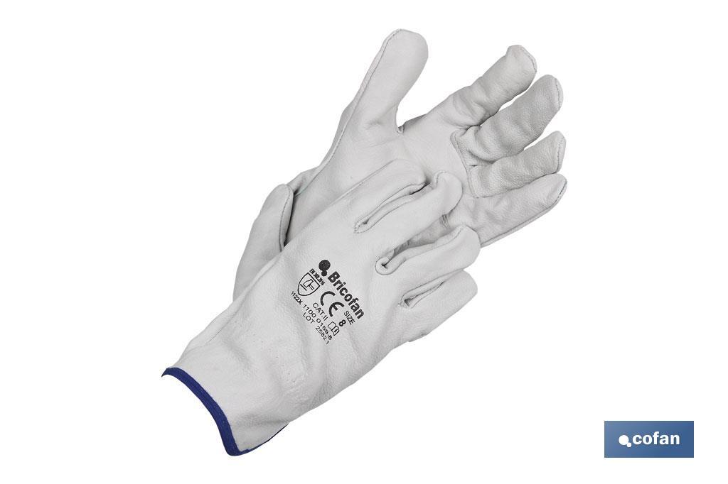 GUANTE CONDUCTOR PIEL DE CABRITO TALLA 10 BLISTER