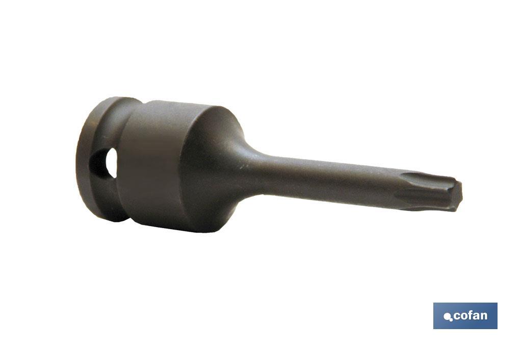 VASO IMPACTO 1/2 TORX MACHO T-20 (PACK: 1 UDS)