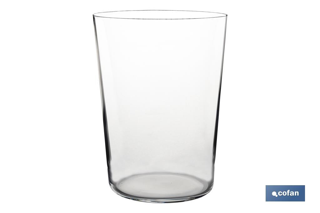 VASOS DE SIDRA DE CRISTAL FINO