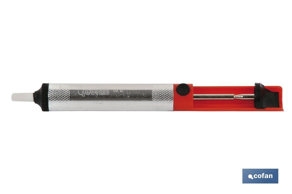 Desoldador de Estáño con boquilla antiestática | Limpiador de Soldadura | Medida 170 mm