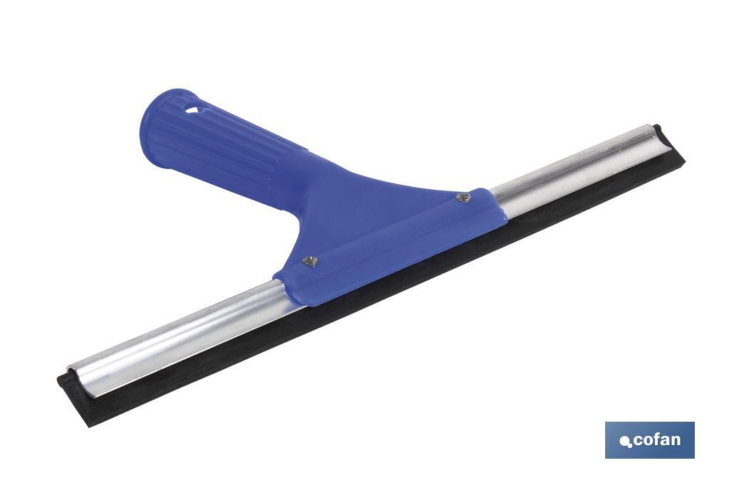 Limpiacristales de metal compatible con palos universales | Medida: 27 cm de ancho | Fabricado en Metal y ABS
