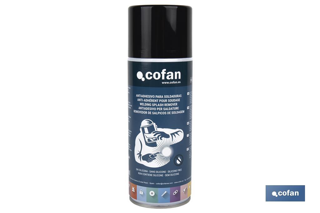 Antiadhesivo para soldaduras 400 ml | Para prevenir que las chispas manchen el material a soldar | Protector antisalpicadura