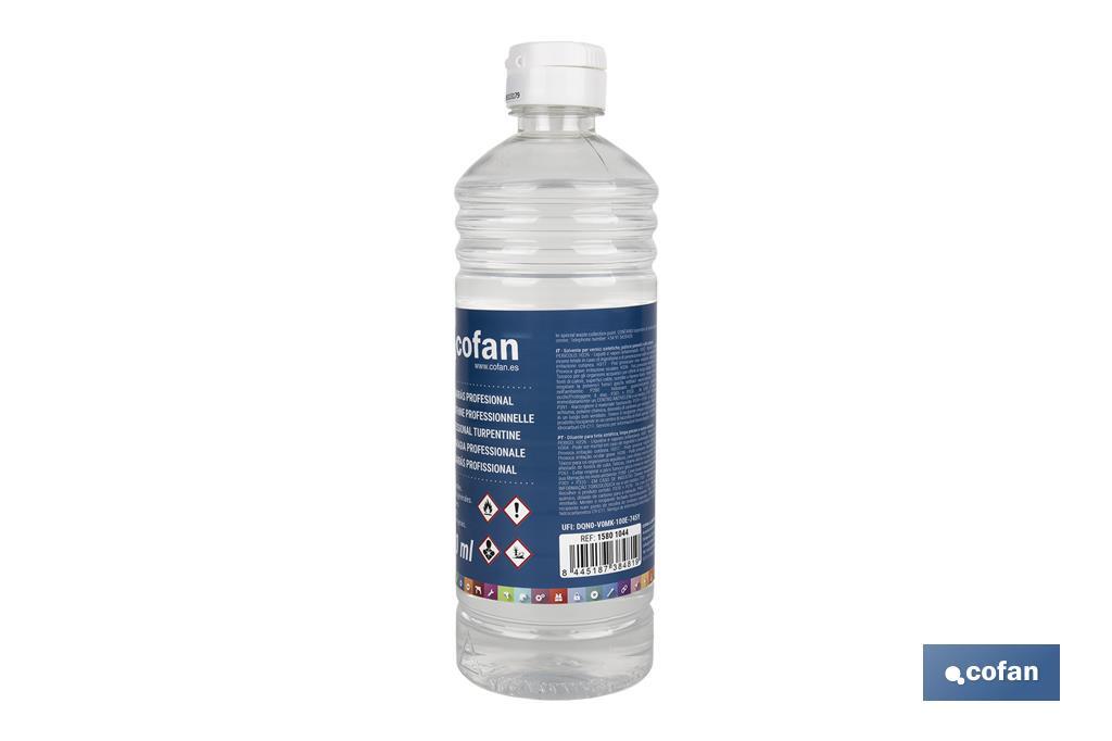 Aguarrás Profesional | Dos capacidades: 500 ml o 1 litro | Ideal para disolver