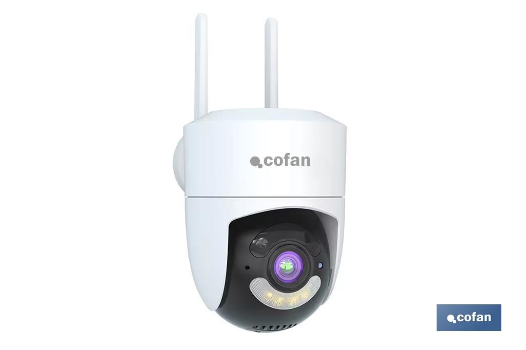 Cámara de seguridad inteligente con WiFi | Con control remoto, audio bidireccional y amplio ángulo de visión