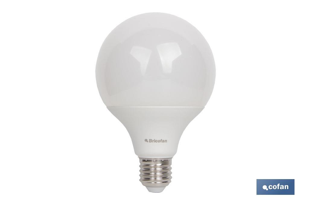 Bombilla Globo | Luz Fría 4000 K y 15 W | Rosca E27